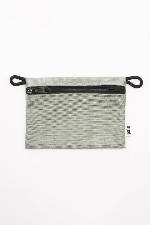 Bits - grey, flat, clean, simple, mini bag, pocket, wallet, modular bag, unisex bag, weatherproof fabrics, vegan