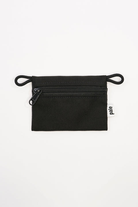 Little Bits - black, flat, clean, simple, mini bag, pocket, wallet, modular bag, unisex bag, weatherproof fabrics, vegan