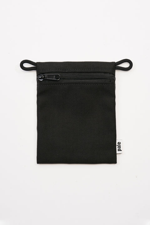 Pad - black, flat, clean, simple, mini bag, pocket, wallet, modular bag, unisex, weatherproof fabrics, vegan