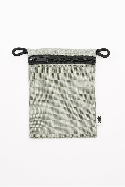 Pad - grey, flat, clean, simple, mini bag, pocket, wallet, modular bag, unisex, weatherproof fabrics, vegan