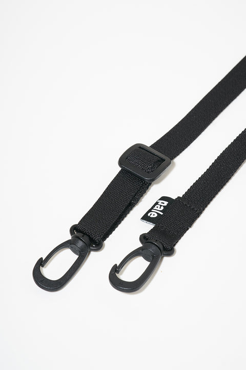 Strap 15 mm - black, clean, simple, slim strap, unisex, modular system, modular bags, pocket, day bags, vegan