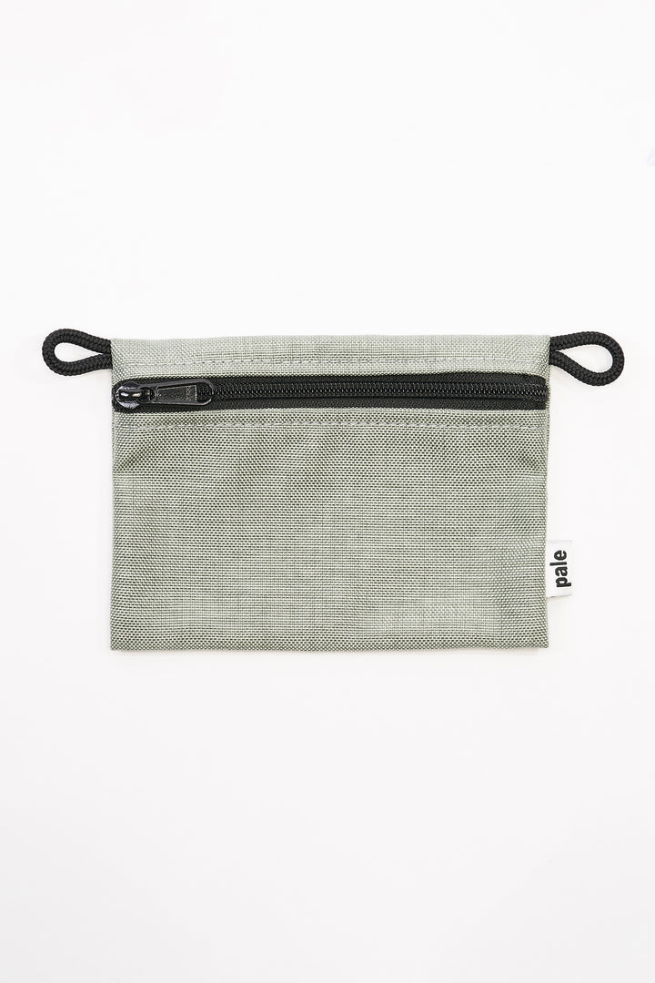 Bits - grey, flat, clean, simple, mini bag, pocket, wallet, modular bag, unisex bag, weatherproof fabrics, vegan