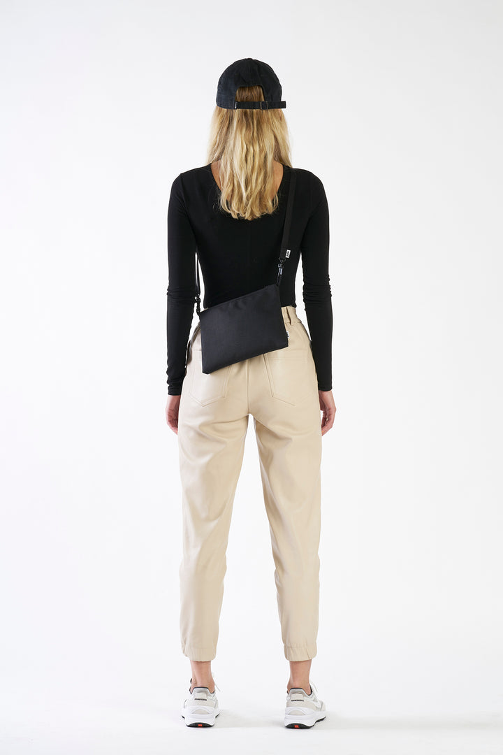 Strap 15 mm - black, clean, simple, slim strap, unisex, modular system, modular bags, pocket, day bags, vegan, combined with Day